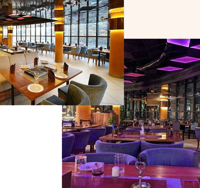 B4foods specials menu and table booking form in Lucknow